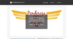 Desktop Screenshot of ponderosaair.com