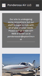 Mobile Screenshot of ponderosaair.com